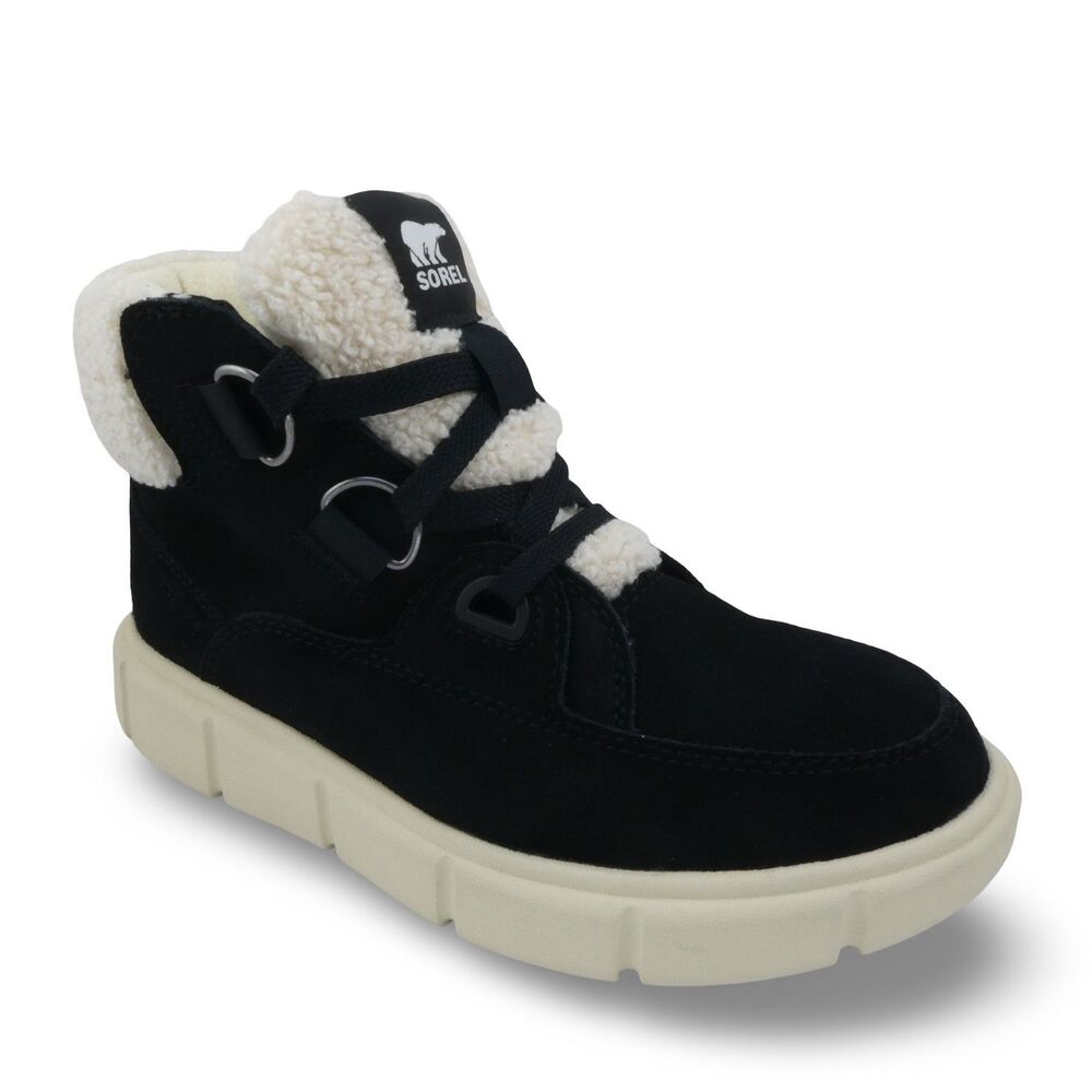 Sorel Women’s 8Explorer III NW Lace WP Black Sea Salt Waterproof Boots NL5125